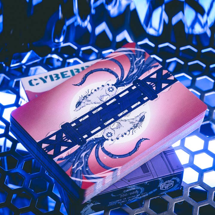 Vermilion Collection - Wholesale Playing Cards - Cyberpunk Mythos Playing Cards24