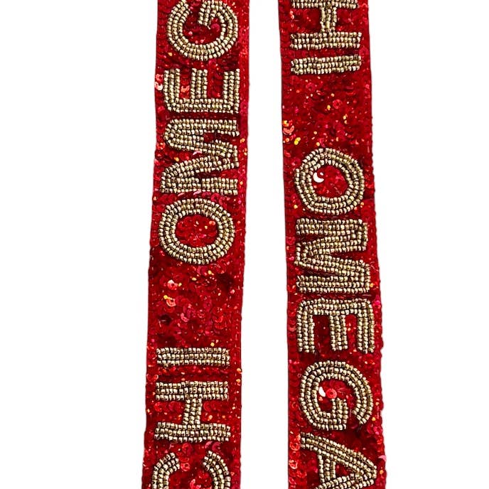 Curated Threads Greek - Venta al por mayor Accesorio para bolsos/monederos - Mujer - Correas de lentejuelas para monedero Sorority6