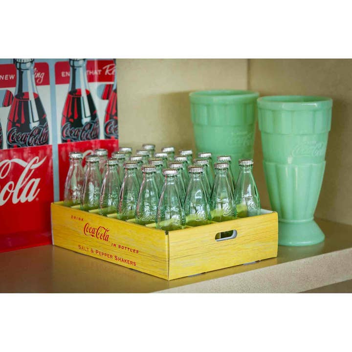 TableCraft Products Company - Wholesale Salt & Pepper Shaker Set - Coca-Cola 1 oz Salt & Pepper Shakers, Pack of 24