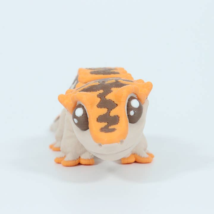 MrSpinner - Wholesale Fidget Toy - Kids - Fidget Friends Crested Gecko – 3D Printed Toy or Keychain1