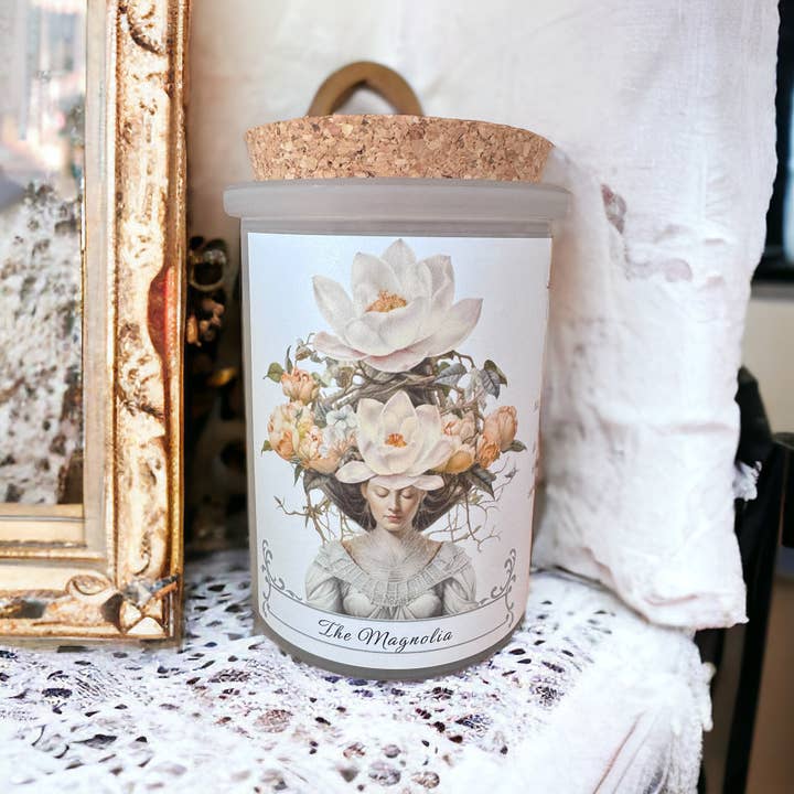 Montana Farmacy - Vente Bougie en bocal - Bougie Flower Power © - Fleurs de magnolia botaniques vintage 6