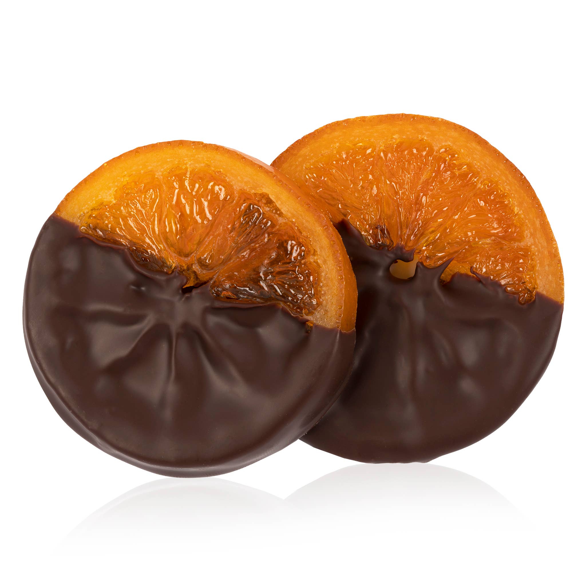 NETO Chocolate - Wholesale Chocolate Covered Sweets - Chocolate Dipped Orange Slice - Pair0