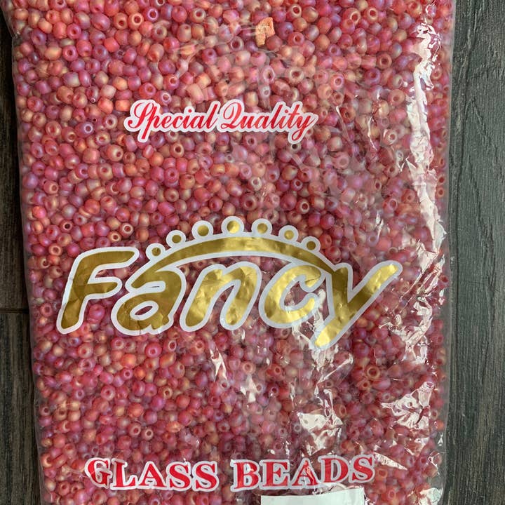 MaddieMayShop - Wholesale Beads - 6/0 Seed Beads, Seed Beads Bulk, Frost Glass Beads 450 Grams32