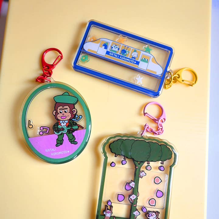 Natali Koromoto - Vente Porte-clés – unisexe - Porte-clés shaker "Festin de figues"3