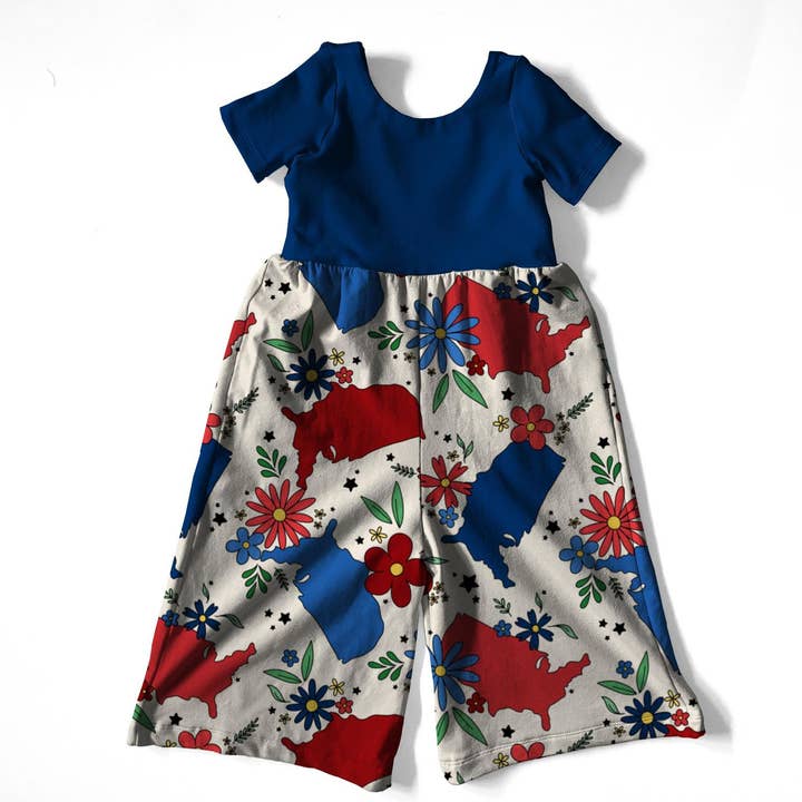 USA FOJ Petal Jumpsuit for engroshandel hos Elizabelle James & Co