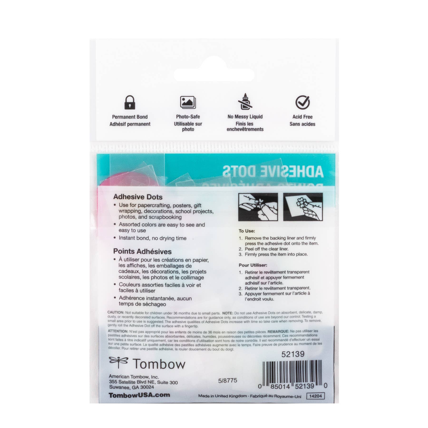 Tombow - Wholesale Craft Supplies - Adhesive Dots - 100CT6