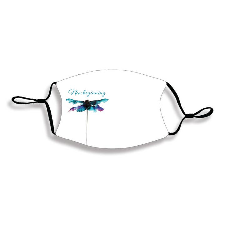Dicksons - Wholesale Non-Medical Disposable Mask - NEW BEGINNING DRAGONFLY FACE MASK