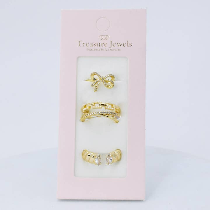 Tiana Ring Set F34 for wholesale by Treasure Jewels Inc.