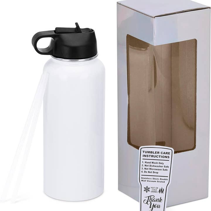 MakerFlo - Wholesale Water Bottle - Makerflo 32 oz Hydro Sublimation Water Bottle