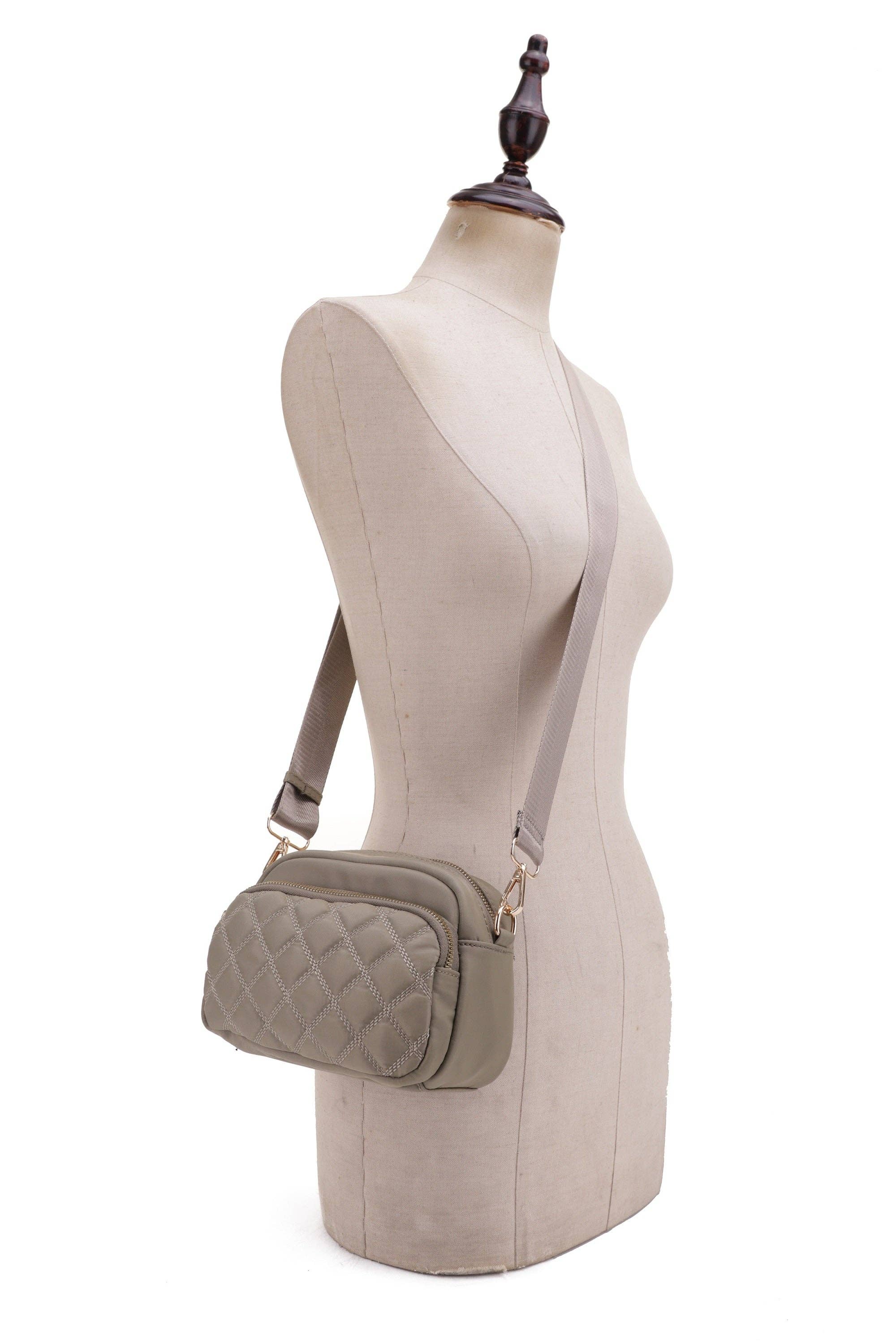MiMi Wholesale - Wholesale Crossbody Bag - Women's - DJ25764N-6 Angela Quilted Crossbody Bag7