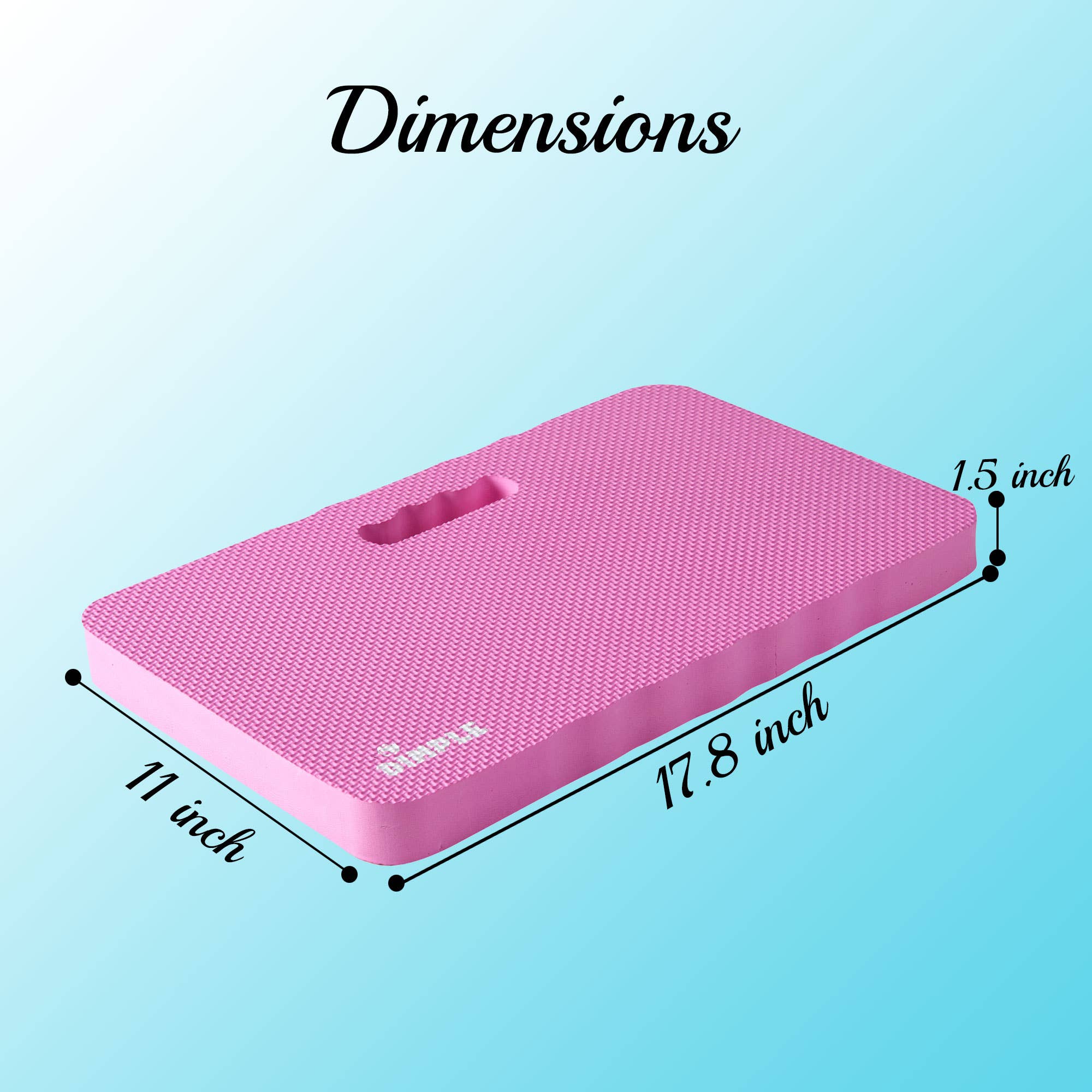 Dimple - Wholesale Gardening Kneeling Pad - Kneeling Pad Mats 1.5" Thick Foam, Pink (Qty 2)2