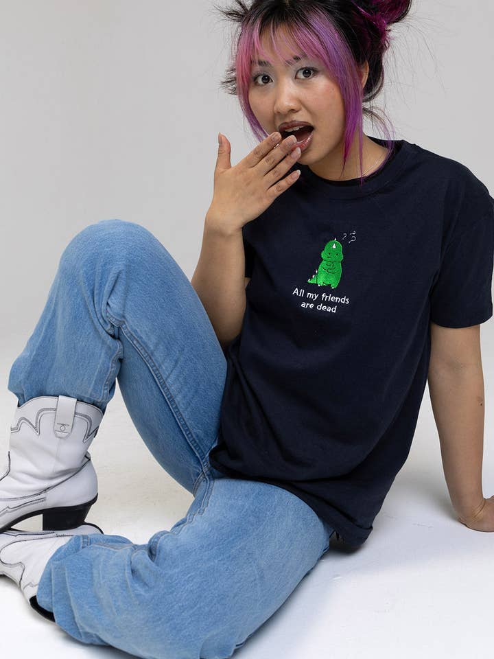 All My Friends Are Dead – Tee for wholesale by Sara's threads