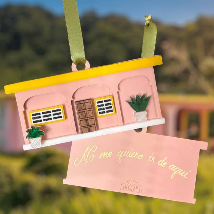 Studio Nena - Wholesale Ornament - Bad Bunny Casita Ornament