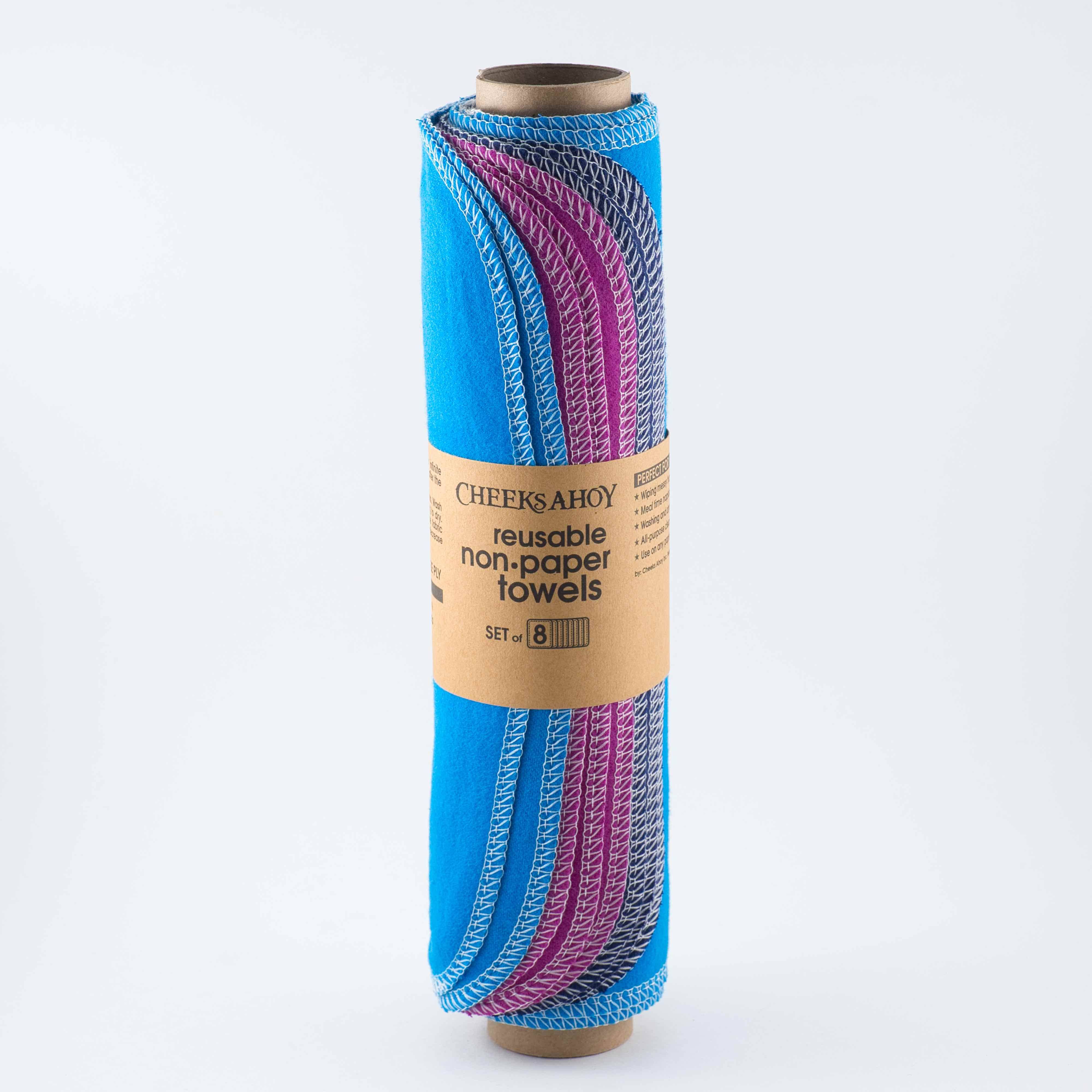 Cheeks Ahoy - Wholesale Dishcloth - Pre-Rolled Reusable Non-Paper Towels5