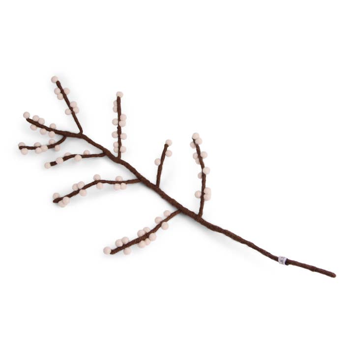 Branch w/White Berries for wholesale by Gry and Sif