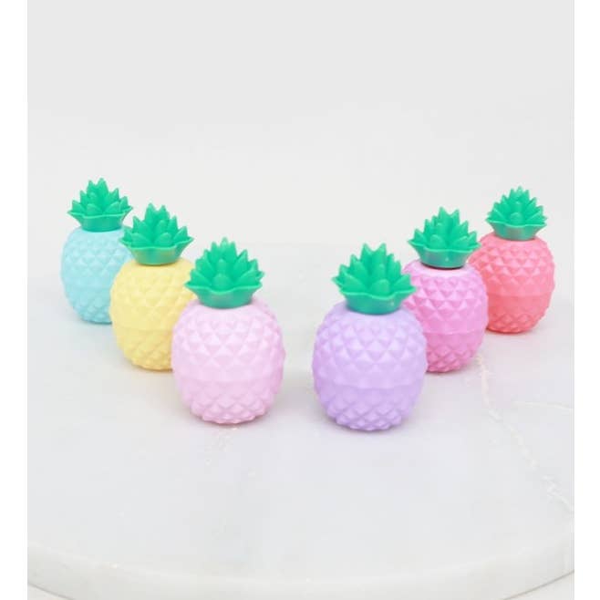 24-Pcs Pineapple Lip Balm for wholesale by Love and Repeat