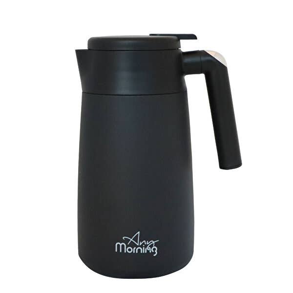 Any Morning SI231905 Travel Mug, 15 oz, Black