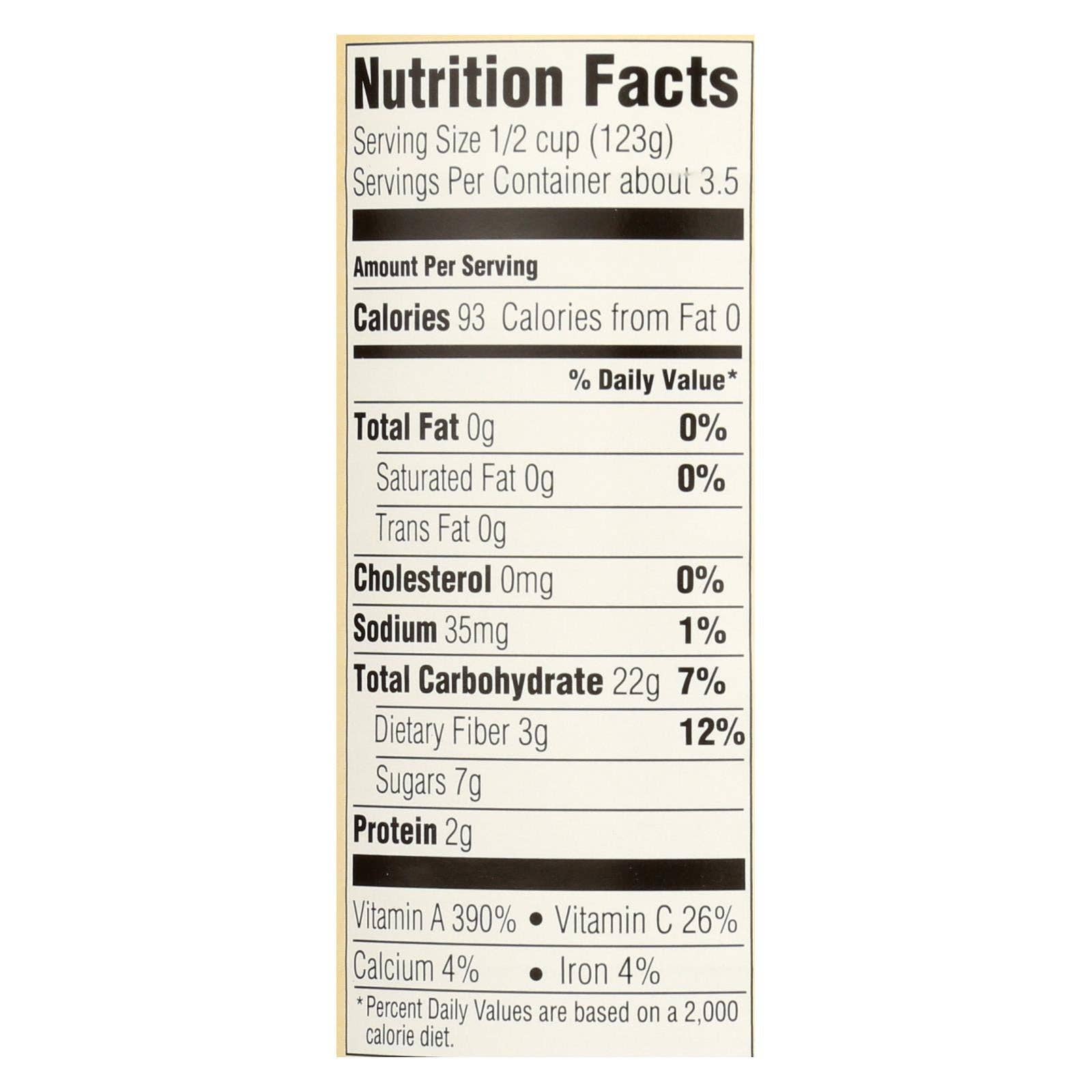 Everyday Supply Co - Wholesale Canned Vegetables - Organic Sweet Potato Puree, Canned, 15 oz1