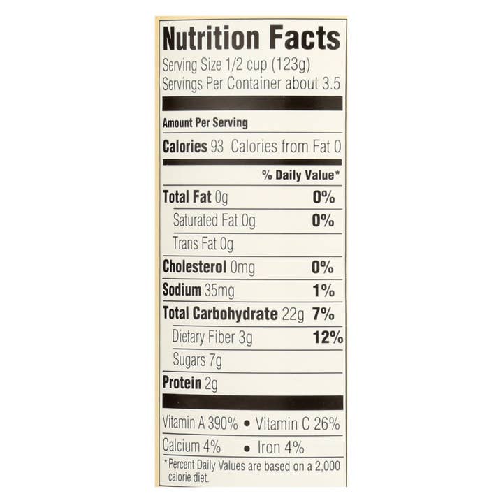 Everyday Supply Co - Wholesale Canned Vegetables - Organic Sweet Potato Puree, 15 oz, Case of 121