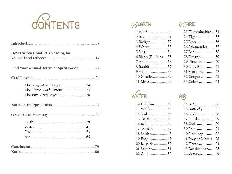 Schiffer Publishing - Wholesale Tarot Cards - The Wild Elemental Oracle3