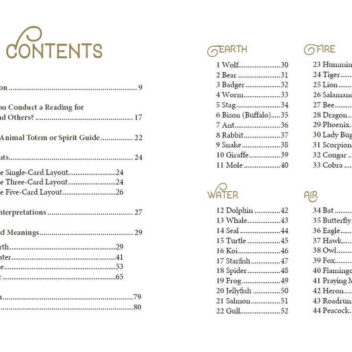 Schiffer Publishing - Wholesale Tarot Cards - The Wild Elemental Oracle3