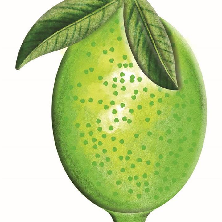 Trendy tree - Wholesale Decorative Tabletop Object - 12"H X 9.5"W Embossed Watercolor Lime Lime Green MD071436
