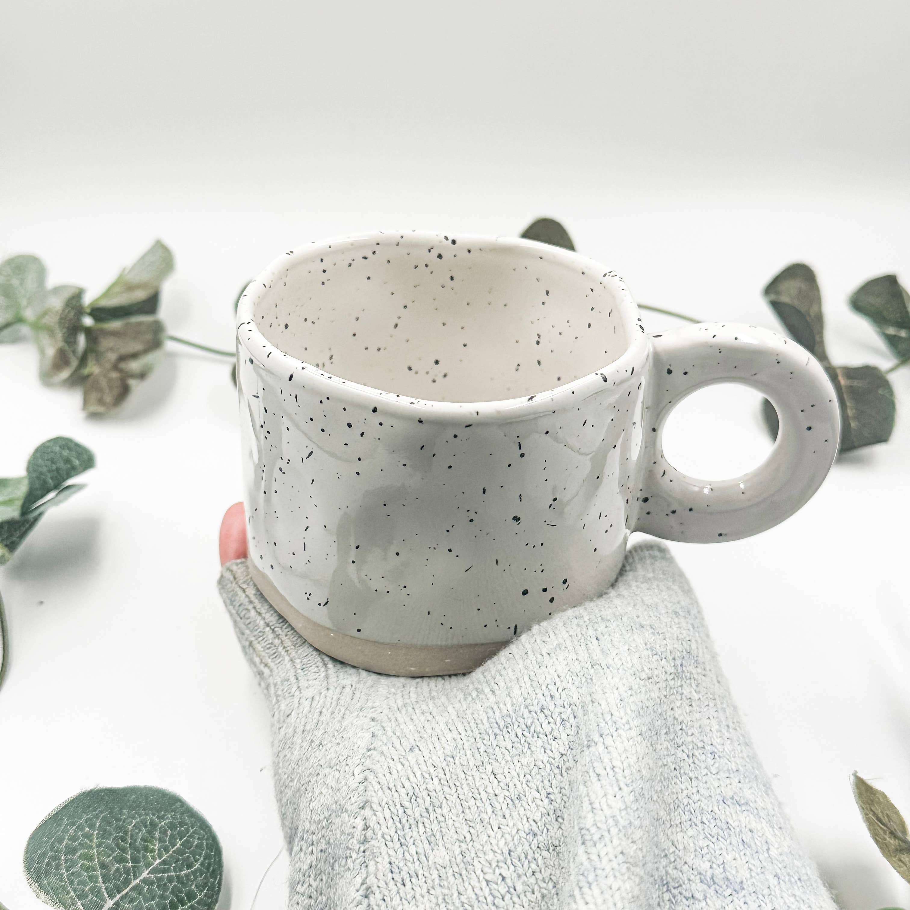 Chow's Stories - Wholesale Coffee Mug - Speckled pastel ceramic mug, Speckle handmade mug3
