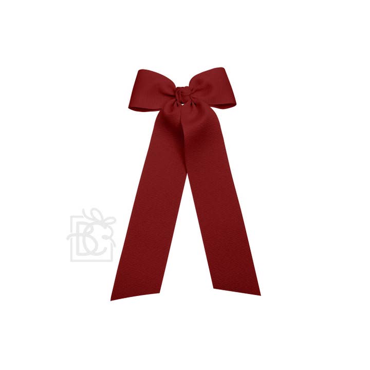 Beyond Creations, LLC - Wholesale Hair Bow - Kids - FLAT BOW W/ 7" STREAMERS ON ALLIGATOR CLIP30