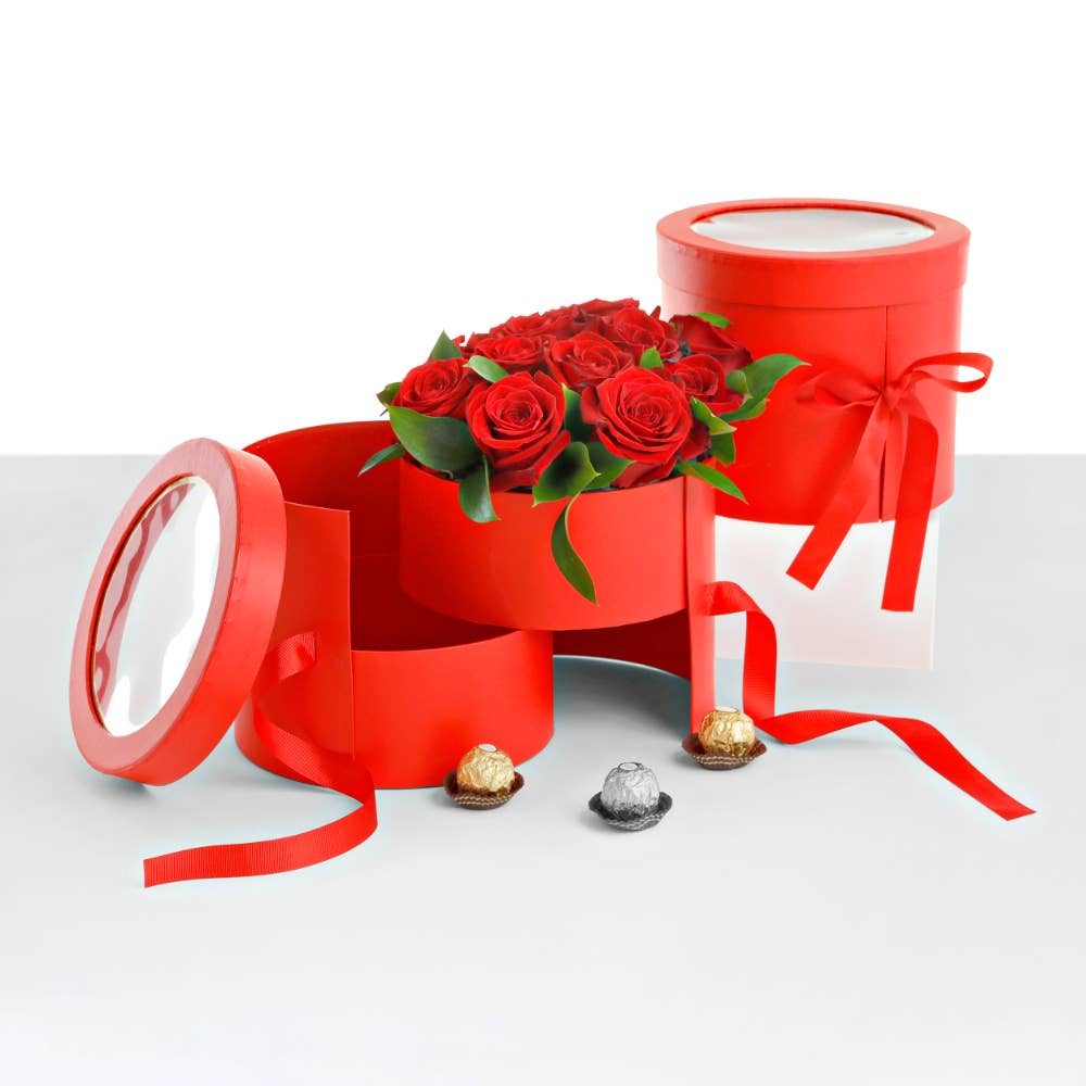 UNIKPACKAGING – wholesale Gift box – 2-Layer Surprise Gift Box for Flowers & Luxury Gifts17