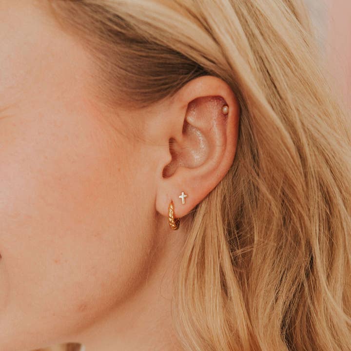 Mauve Jewelry Co. - Wholesale Stud/Post Earrings - Cross Studs
