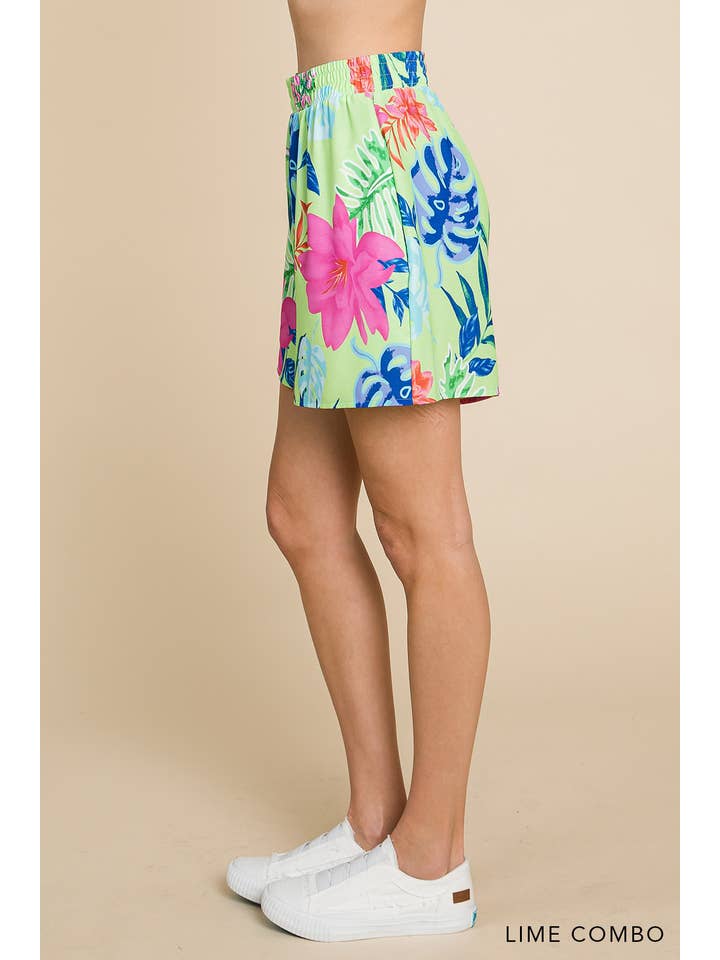 Cotton Bleu - Wholesale Shorts - Women's - 30185W - Bohemian Style Women's Air Flow Print Shorts29