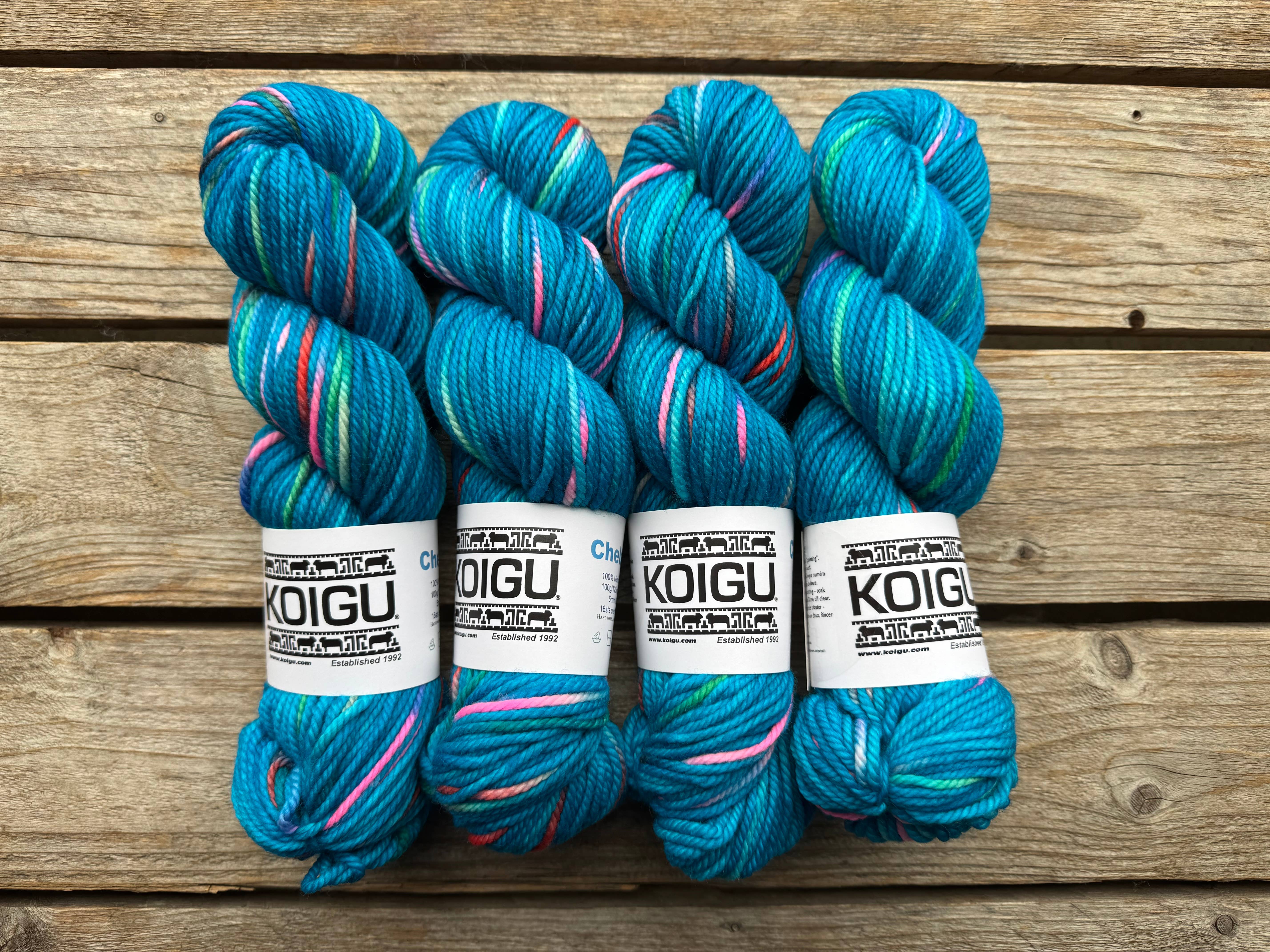 Koigu Wool Designs - Wholesale Yarn - Chelsea Aran Merino Yarn -group B27
