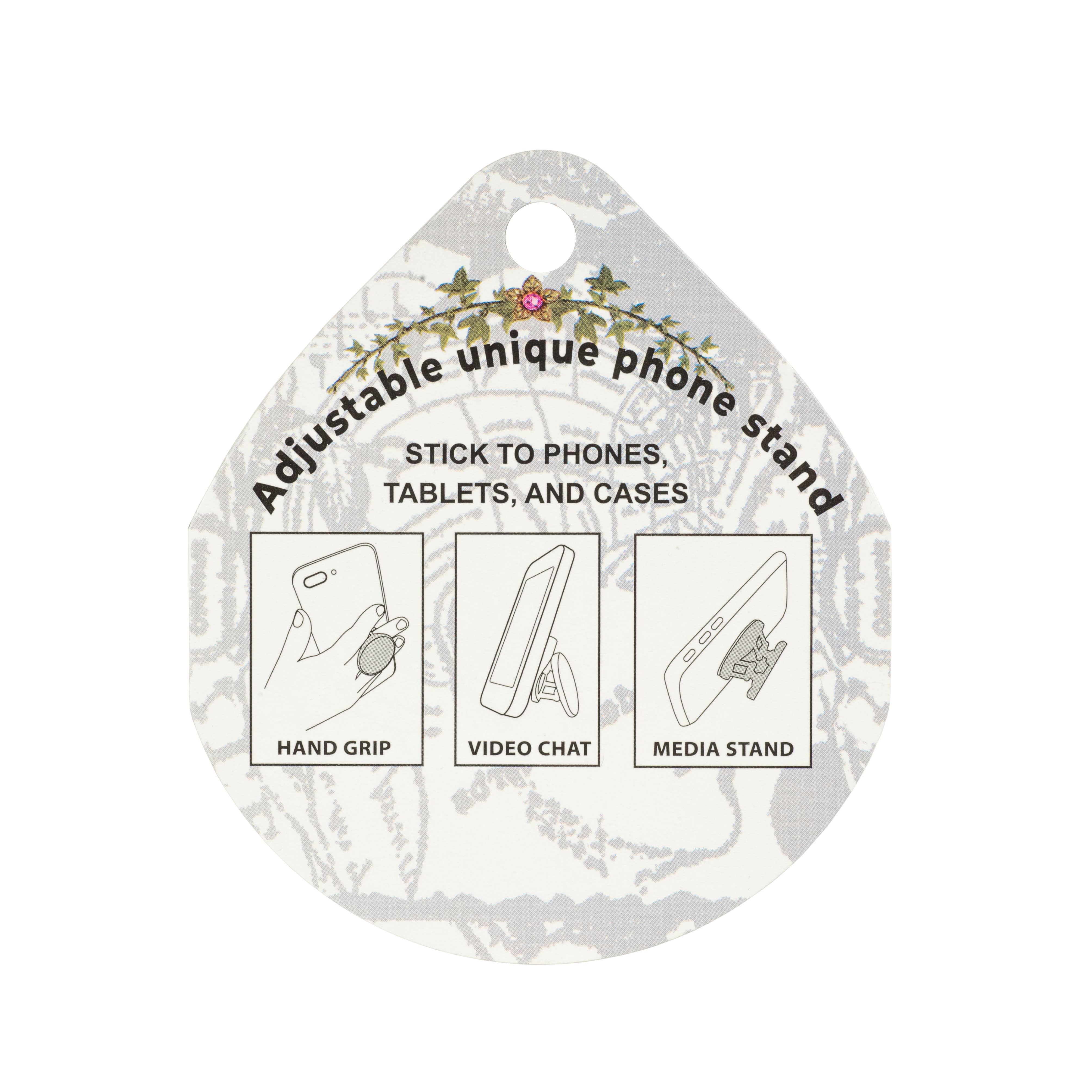 NoMonet - Wholesale Phone/Tablet Stand - On My Way to Crazy - Faux Compass Adjustable Phone Stand10