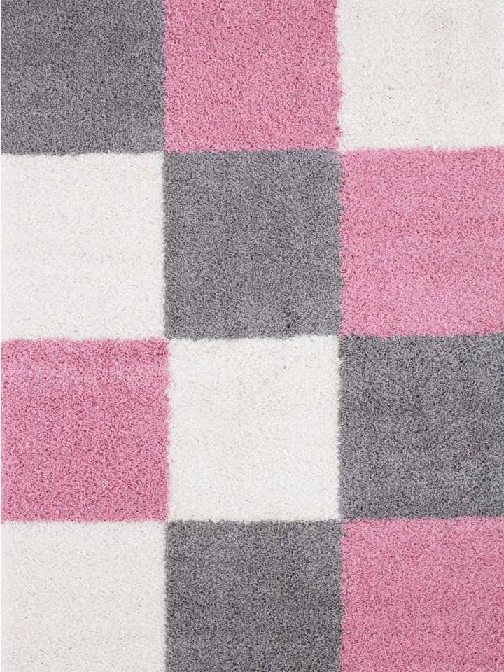 Tapis Géométrique Rose Myshaggy pour la vente par THE RUGS
