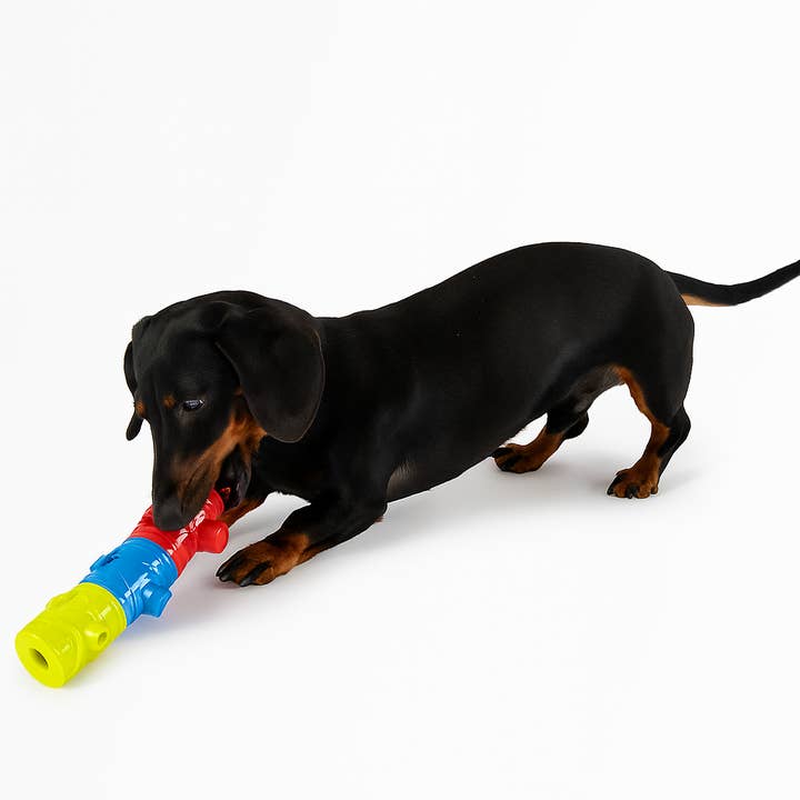 Caitec Inc - Wholesale Pet Squeaky Toy - Dog - Chase N Chomp Foraging and Squeaking Stick2