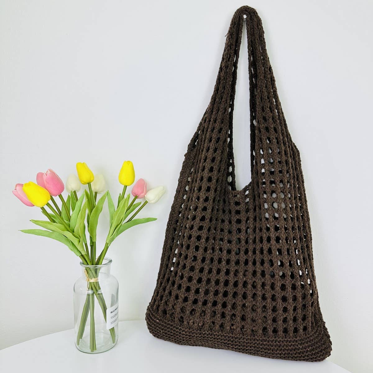 NINEXIS - Wholesale Tote Bag - Women's - CWAB1953_KNITTED HOLLOWED OUT TOTE BAG3