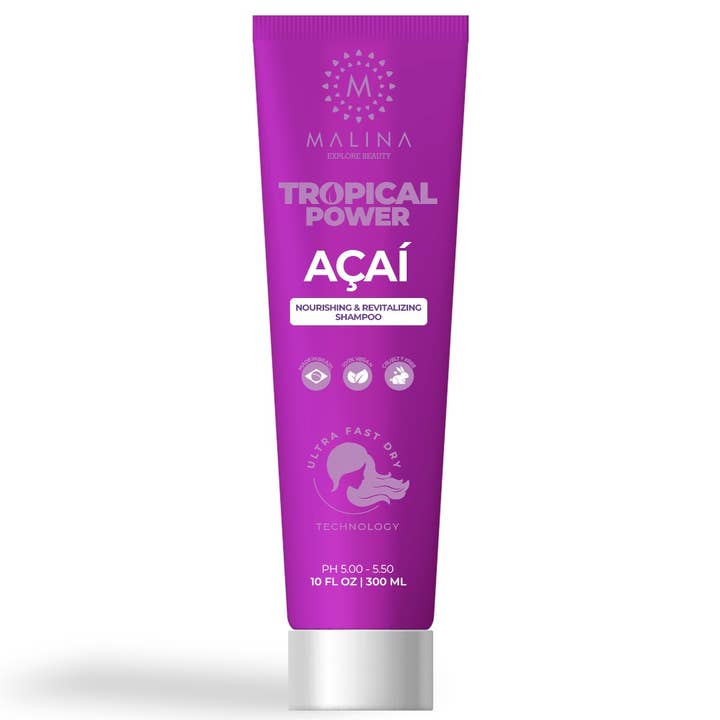 Nourishing & Revitalizing Acai Shampoo 10 Oz for wholesale by GLO24K