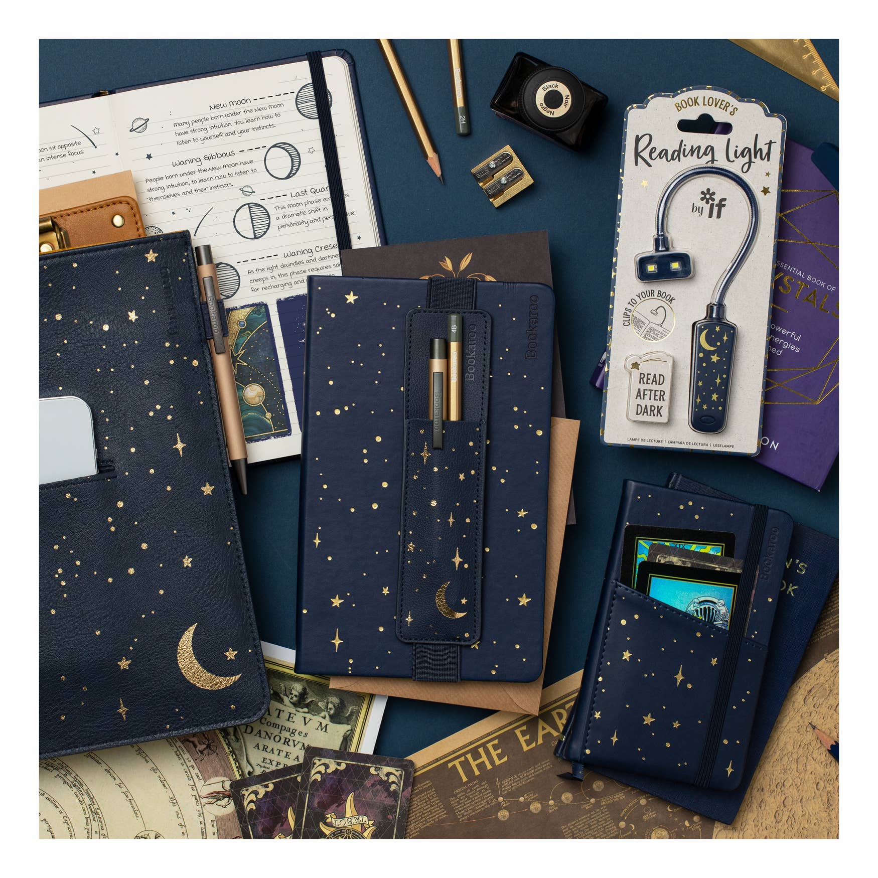 if USA - Wholesale Stationery/Notecard Set - Bookaroo Moon & Stars Stationery7