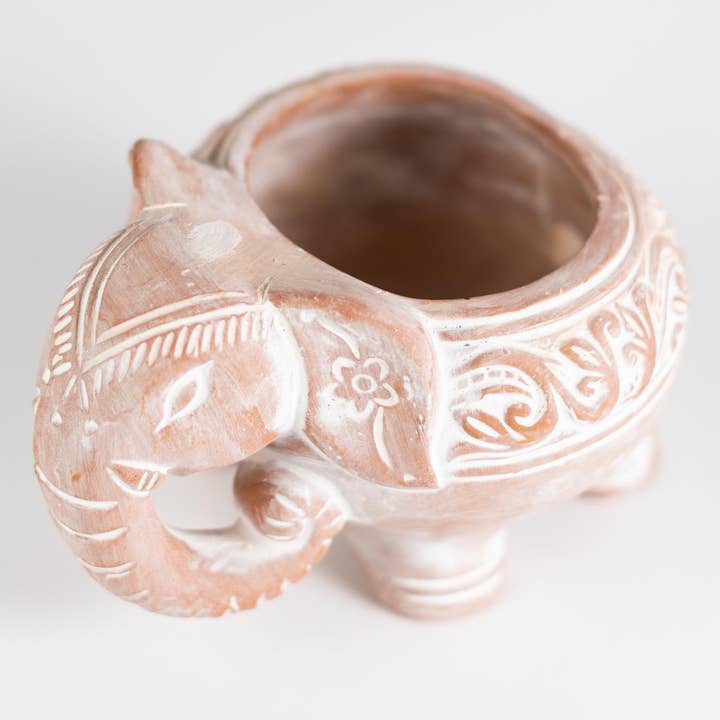 Ten Thousand Villages - Wholesale Plant Pot - Elephant Planter2