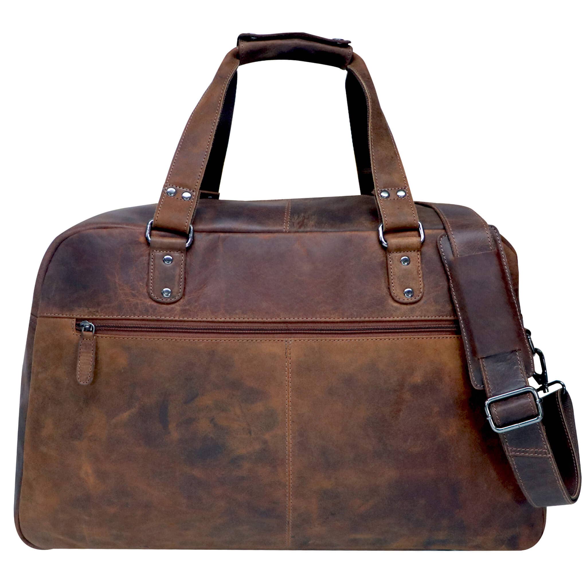 Greenwood - Wholesale Weekender Bag - Unisex - Rudy leather weekender men's duffle bag hand luggage women vint11