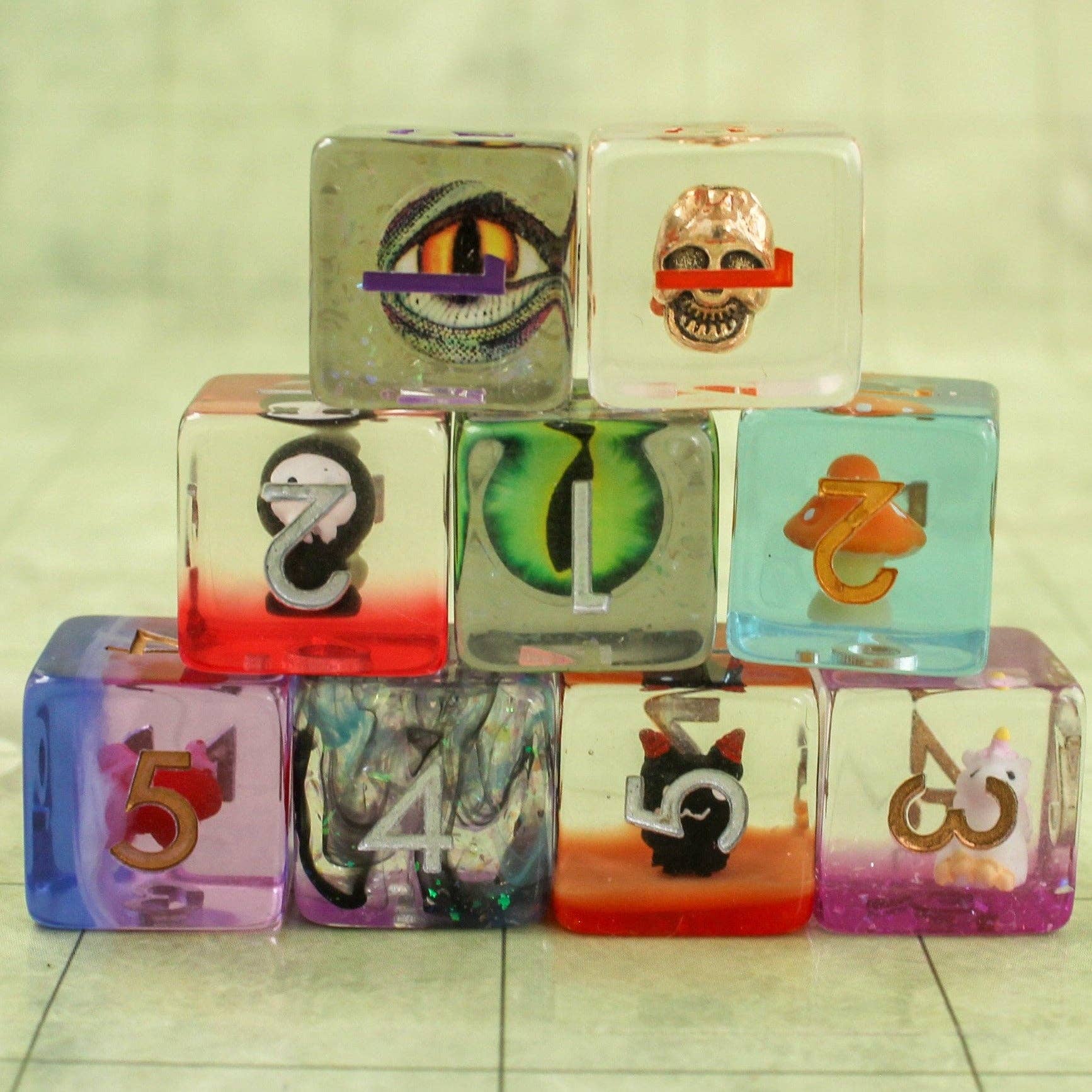 Mystery Dice Goblin – wholesale Dice – Filled Mystery Dice1