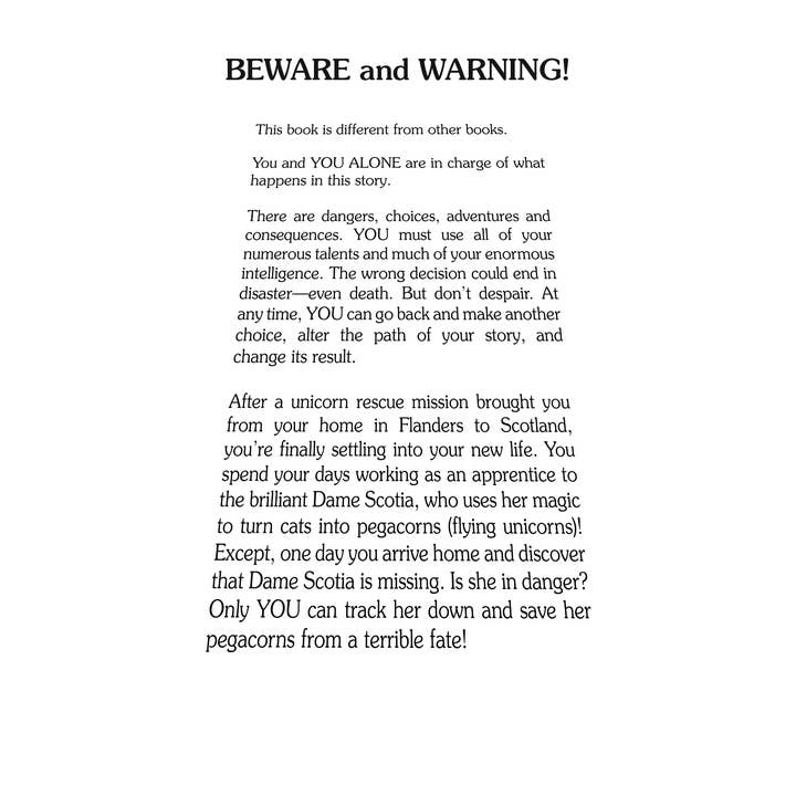 Choose Your Own Adventure - Wholesale Early Reader Book (6-8) - The Flight of the Unicorn, Children's Book1