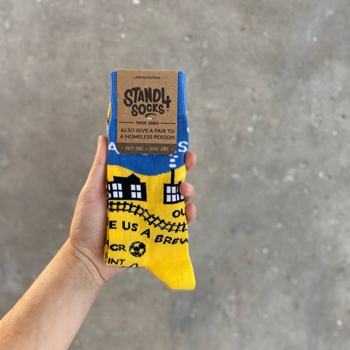 Multi Manchester Heritage Sock for wholesale on Faire