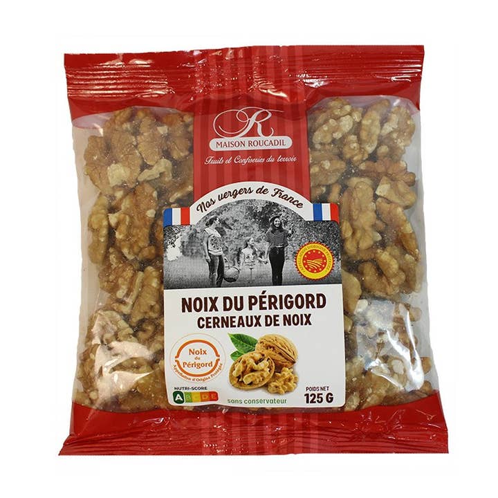 Périgord Walnut Kernels AOP Label - 125G Bag for wholesale by Maison Roucadil