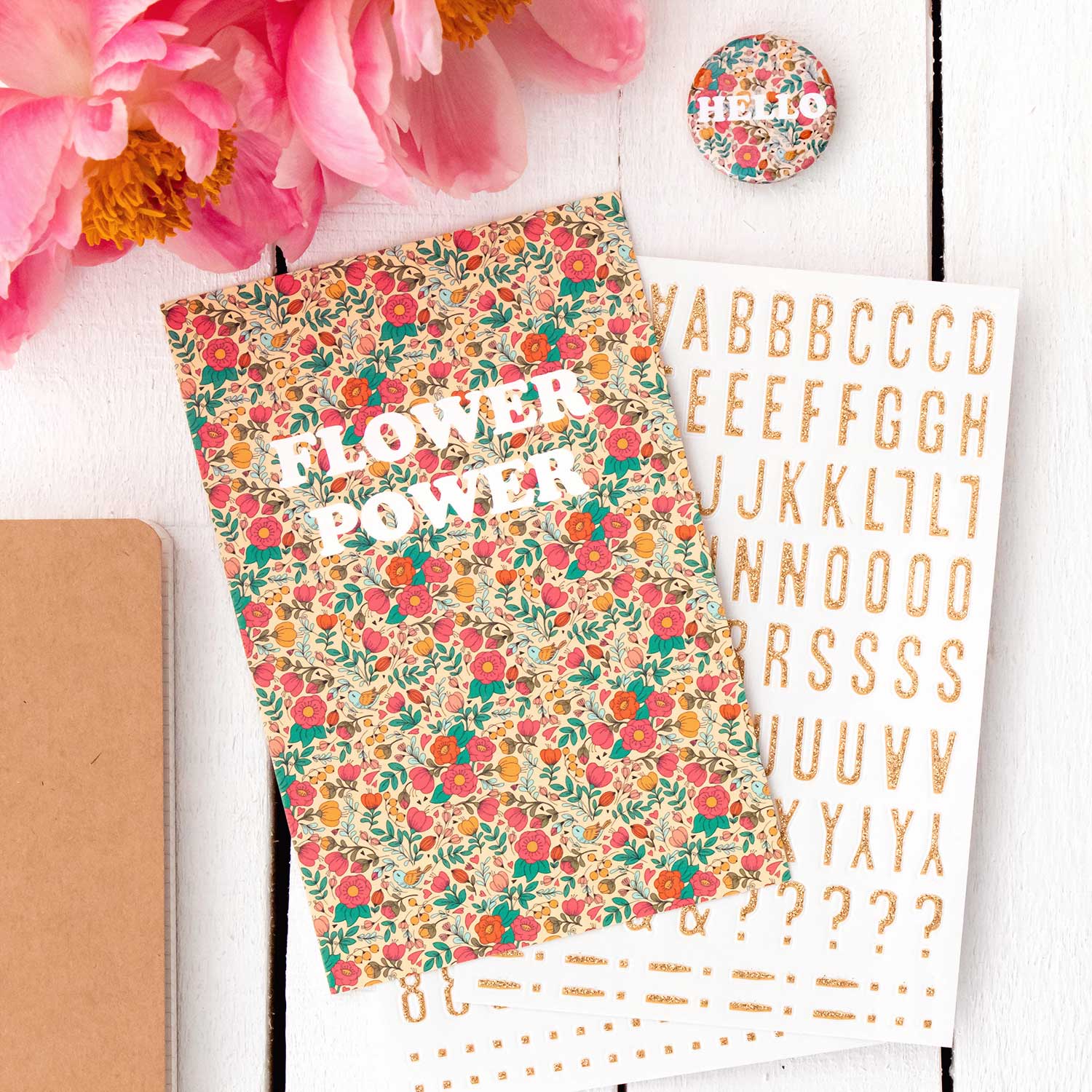 SAPERLIPAPIER - Wholesale Stationery/Notecard Set - Flower Power stationery box6