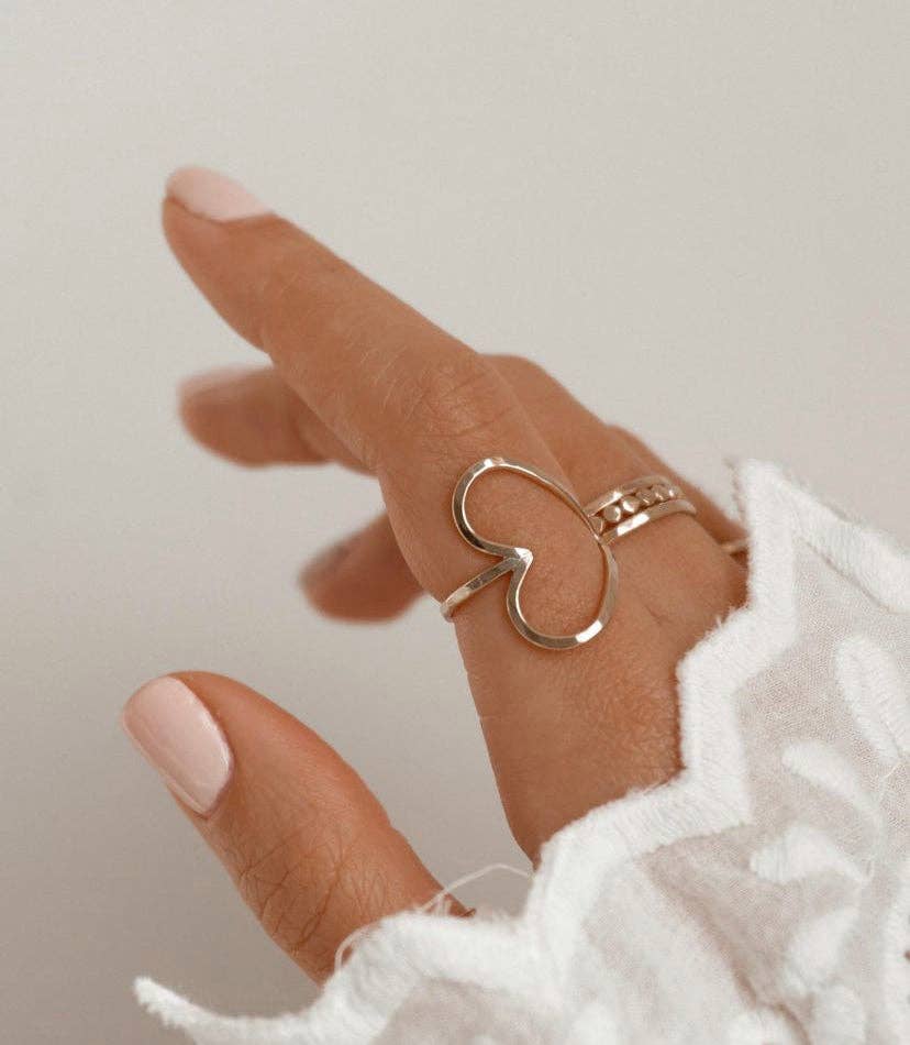 Nashelle Jewelry - Wholesale Band/Stacked Ring - Complete Heart Ring1