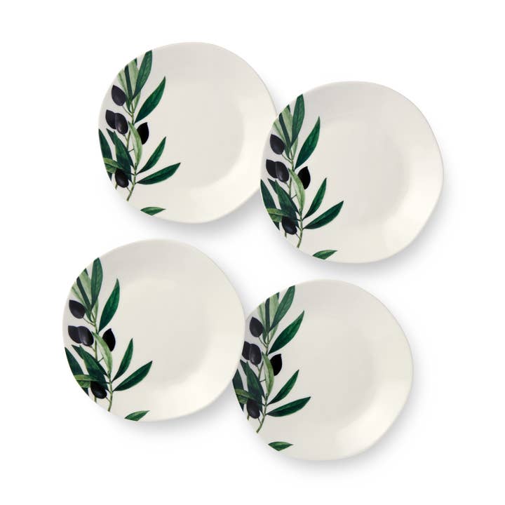 Certified International - Wholesale Serving Plate - Oliva Canape Plate 6in Pairs with Verde1