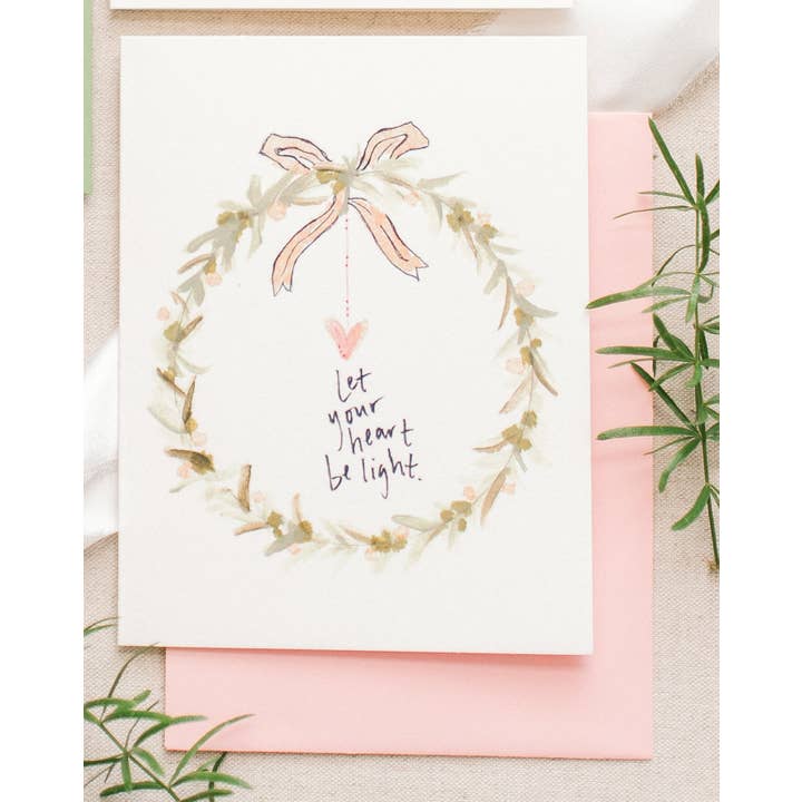 Sweet Julie Marie - Wholesale Christmas Card - Christmas Cards Let Your Heart Be Light Box of 6