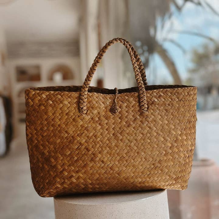 Village Thrive - Wholesale Tote Bag - Women's - Isla Woven Purse1