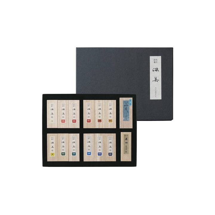 Chartpak, Inc. - Wholesale Ink Pad - Kuretake® Saiboku Shimbi 14 Pcs. Set1